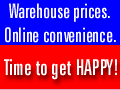 Warehouse prices on 4,000 products in 30 categories!