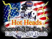 Hot Heads is your expert source for early Chrysler Hemis!