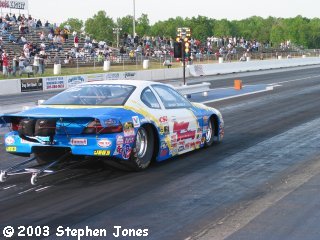 Randy Daniels joined the annual Pro Stock party at MIR.
