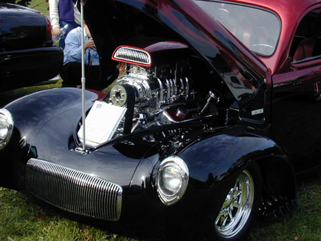 This high dollar Willys Pro Street machine impressed everyone. Photo by Bob Fermier
