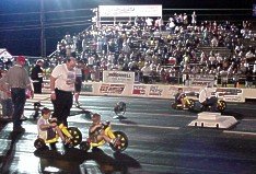 The Big Wheels are staged and ready to race! 7-08-00 by Tim Pratt