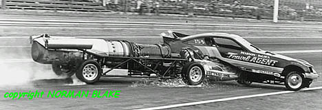 Mike Evegens orders the T-Bone Special when Frank Mancuso crosses the centerline. Photo by Norman Blake