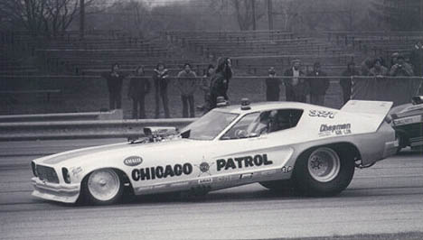 Ron Colson does his turn of duty in the famed Chicago Patrol. Photo by Bob Strait