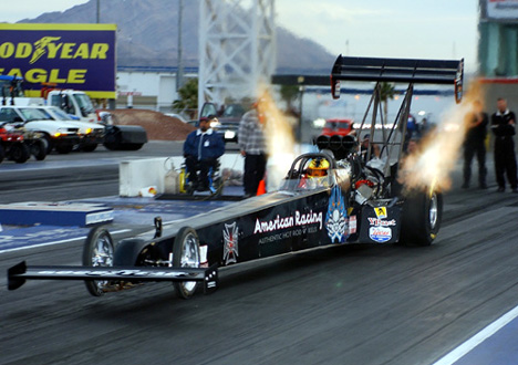 David Baca launches on his last test pass before the 2003 season. Photo by Bryan Ellis