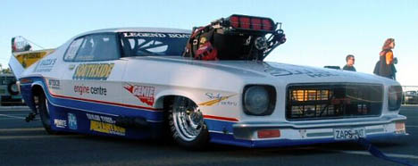 John Zappia's lowriding Holden Monaro is now the world's quickest steel bodied car. Paul Carey photo