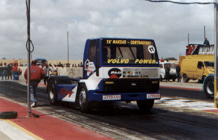 Maksar Racing's Volvo Truck gets ready to go. Photo by Maksar Racing