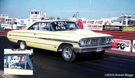 Bill Pratt's Ford Nostalgia Super Stock at Bakersfield. Photo by Robert Briggs