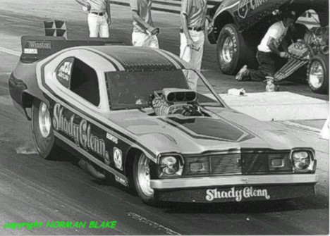 Jim Adolph handled the Shady Glenn funny car AND several magazine titles. Photo by Norman Blake