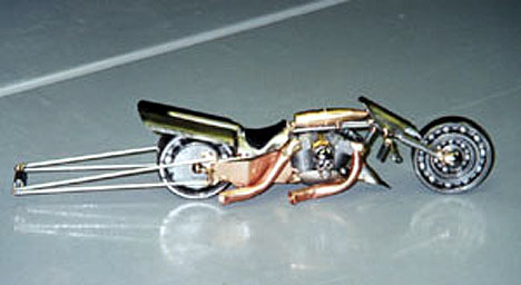 Another view of the Big Bore Drag Bike. Photo by Basic Bob