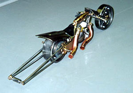 Basic Bob's Big Bore Drag Bike. Photo by Basic Bob