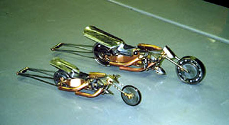 More of Basic Bob's Drag Bikes. Photo by Basic Bob