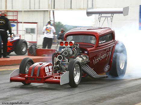 Neil Townson's blown bad boy thrills the altered fans on the other side of the pond. Photo by Sharkman