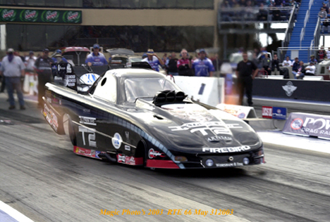 Arnie launches the Terminator 2 Firebird. Photo by Mike Garland