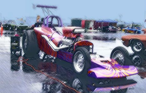 "Reflecting" - Photo art by Ralph "Gonzo" Crosby