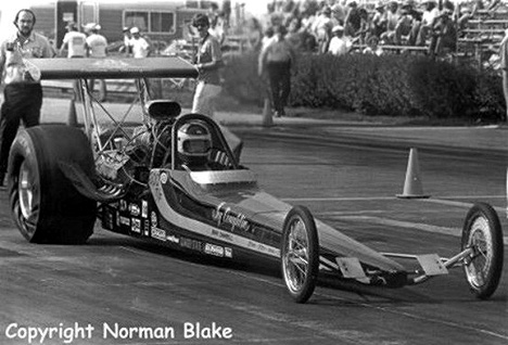 Here's a rare shot of a Jeg Coughlin car without the Jeg's logo on board. Photo by Norman Blake