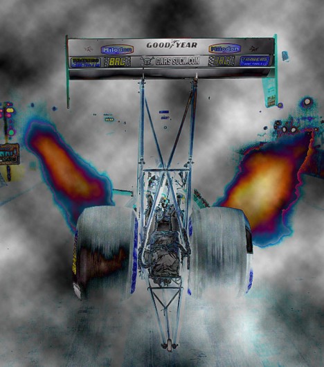 Head'sTail! Jim Head smokes 'em off! Photo art by Mark Hovsepian