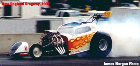 Frank Schuster's Hot Rods from Hell machine in 1997. James Morgan photo