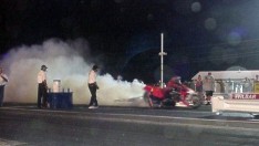 Nitro Harley rider Jamie Emery smokes it! Tim Pratt photo