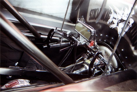 Inside the Nitro Fish driver's compartment by Ron Dilley