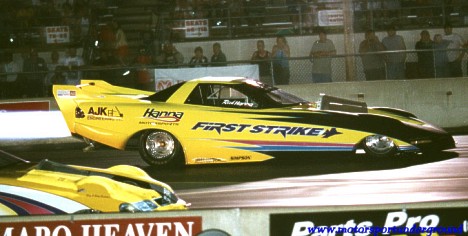 Rich Hanna's First Strike is the most dominant Jet Funny Car of the past few years. James Morgan photo