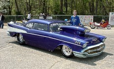 Robert Tyree's (no, that's not him) new '57 Chevy is a work of art. Tim Pratt photo