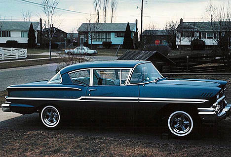 Bill's '58 Chevy Biscayne was hot right out of the factory. Photo thanks to Bill Drevo