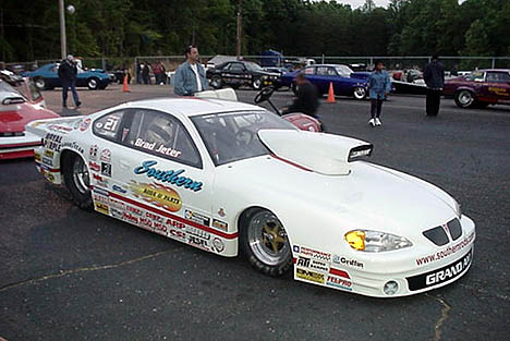 Brad Jeter had Steve Schmidt's Southern Rod and Parts Grand Am ready to face WJ in the first round. Photo by Tim Pratt
