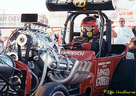 Mike Boyd did Willie Borsch and Mousie proud in the Winged Express. Photo by Zak Hawthorne