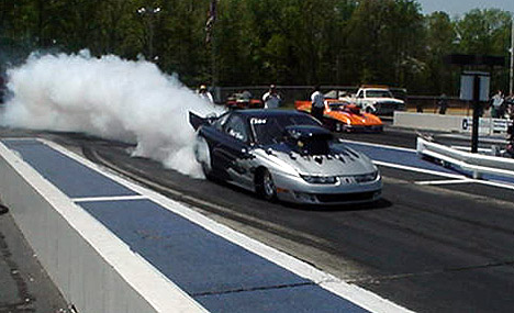 Paul Rocco's Saturn is definitely not your average Pro Mod. Photo by Tim Pratt