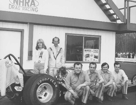 The Hemi Hunter gang lived up to its name in 1971. Photo from the Hemi Hunter archives