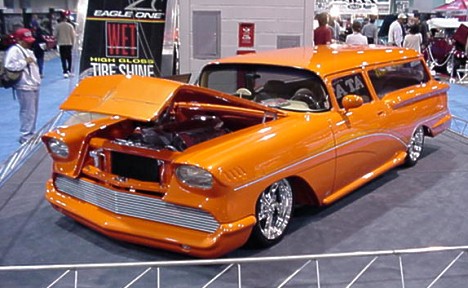 OK, fans, what is it. It was customized with Ferrari headlights and Porsche taillights. Photo by Tim Pratt