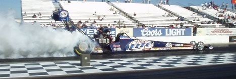 Larry Dixon burns out.
