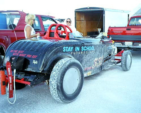 Here's Ron's ride AFTER the run.... SALTY! Photo by Tesinsky Racing