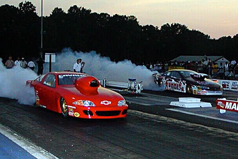 Doug Kirk and Carl Baker pair up in a 2nd round qualifying shot. Photo by Stephen Hawes