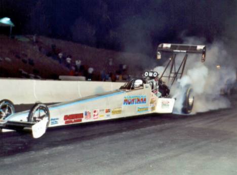 David Grubnic qualified 4th in Top Fuel. Photo by David Hapgood