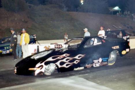 Glenn Whitehead was runner up in Alcohol Funny Car. Photo by David Hapgood