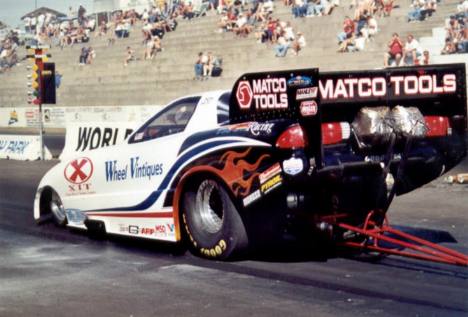 Nitro Funny Car runner up, Terry Haddock. Photo by David Hapgood